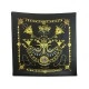 NEUF FOULARD HERMES PARURES DES SABLES CARRE SOIE NOIRE BOURTHOUMIEUX SCARF 495€