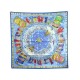 NEUF FOULARD HERMES PRIERES AU VENT D. RYBALTCHENKO CARRE 90 EN SOIE SCARF 495€