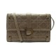 NEUF SAC A MAIN CHRISTIAN DIOR LADY POCHETTE CEINTURE BANDOULIERE CUIR CANNAGE