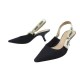 CHAUSSURES CHRISTIAN DIOR ESCARPINS SLINGBACK J ADIOR 39 EN CUIR SHOES 950€