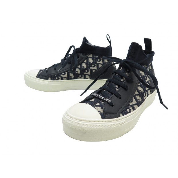 NEUF CHAUSSURES CHRISTIAN DIOR SNEAKER A PLATEFORME WALK N DIOR 38.5 SHOES 1090€