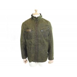 NEUF MANTEAU BARBOUR DEUS EX MACHINA L 50 VESTE EN COTON HUILE KAKI COAT 350€