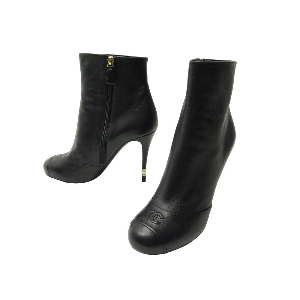 Chanel on sale low boots