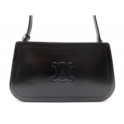 NEUF SAC A MAIN CELINE POCHETTE CUIR NOIR 