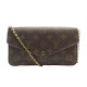 SAC A MAIN LOUIS VUITTON FELICIE M81896 TOILE MONOGRAM HANDBAG PURSE 1150€