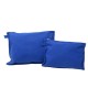 LOT 2 POCHETTES HERMES TROUSSES EN TOILE BLEU BLUE CANVAS POUCH CLUTCH