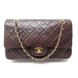  SAC A MAIN CHANEL TIMELESS 2.55 CUIR MATELASSE MARRON 