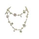 NEUF COLLIER CHANEL SAUTOIR LOGO CC FLEURS CAMELIA & MARGUERITES NECKLACE 1990€