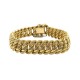 BRACELET MAILLE AMERICAINE OR JAUNE 18K T 20.5 32.4 GR AMERICAN MESH GOLD STRAP