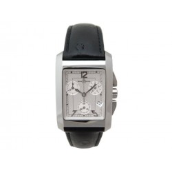 MONTRE BAUME & MERCIER HAMPTON XL CHRONOGRAPH 65341 QUARTZ ACIER WATCH 2390€