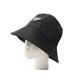 NEUF CHAPEAU BOB PRADA EN NYLON T 54 AVEC LOGO METALLIQUE BLACK BUCKET HAT 520€