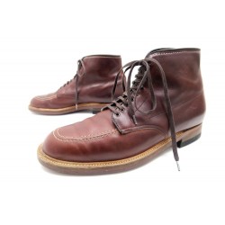 CHAUSSURES ALDEN BOTTINES 10 CUIR MARRON 