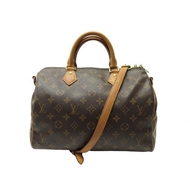 SAC A MAIN LOUIS VUITTON SPEEDY 30 MONOGRAM BANDOULIERE M41112 HAND BAG 1600€