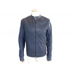 NEUF BLOUSON BELSTAFF GRANDSEN JACKET L 50 VESTE EN CUIR BLEU HOMME JACKET 995€