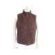 NEUF VESTE HACKETT LONDON GILET SANS MANCHE L 52 DAIM MARRON BLOUSON JACKET 900€