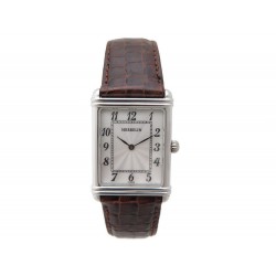 NEUF MONTRE MICHEL HERBELIN 17468 ART DECO QUARTZ ACIER ARGENTE WATCH 350€