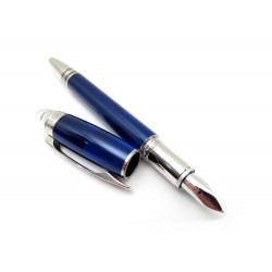 STYLO PLUME MONTBLANC STARWALKER COOL BLUE LAQUE BLEU+ ETUI FOUNTAIN PEN 595€