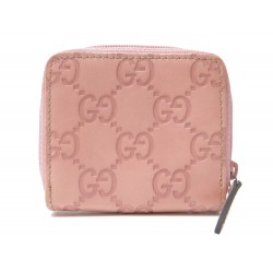 PORTE MONNAIE GUCCI SIGNATURE 115255 EN CUIR MONOGRAMME ROSE PINK WALLET 230€