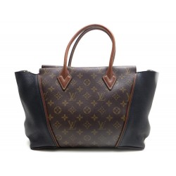  SAC LOUIS VUITTON EN CUIR ET TOILE MONOGRAMME 