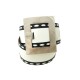 CEINTURE LARGE CELINE BICOLORE 