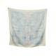 FOULARD HERMES LES CHANTS DU HENNE TOUTSY SOIE ECRUE CARRE 90 CM SCARF SILK 495€