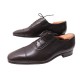 NEUF CHAUSSURES HERMES NOW RICHELIEU 40 EN CUIR + BOITE EMBAUCHOIRS SHOES 890€