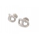 BOUCLES D'OREILLES HERMES CHAINE D'ANCRE ARGENT MASSIF 925 4.5 GR EARRINGS 635€