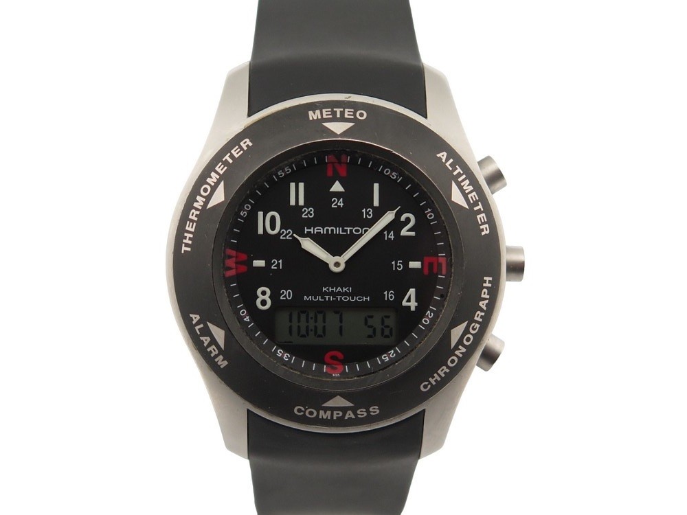 montre hamilton khaki field multi touch h915240 42 mm