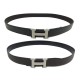 CEINTURE HERMES CUIR REVERSIBLE 32 MM BOUCLE H GRIS MOYEN T 95 LEATHER BELT 755€