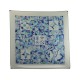 FOULARD LOUIS VUITTON PARIS BLOSSOM MONOGRAM CARRE 90 SOIE BLEU BOITE SCARF 460€