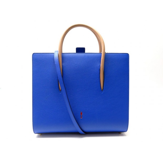 NEUF SAC A MAIN CHRISTIAN LOUBOUTIN PALOMA MEDIUM BANDOULIERE CUIR GRAINE 2125€