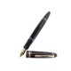 NEUF VINTAGE STYLO PLUME MONTBLANC MEISTERSTUCK 146 DORE PISTON RESINE PEN 735€