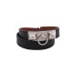 BRACELET HERMES RIVALE DOUBLE TOUR EN CUIR BOX NOIR T 19 STRAP LEATHER 555€