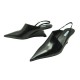 NEUF CHAUSSURES PRADA ESCARPINS 1I886M EN CUIR NOIR 42 BOITE PUMP SHOES NEW 890€