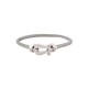 BRACELET FRED FORCE 10 GM OB0005/6B0109 18 MANILLE EN OR BLANC 18K BANGLE 3580€