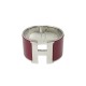 BRACELET HERMES MANCHETTE CLIC CLAC H XL EMAIL ROUGE 19 RED ENAMEL BANGLE 790€