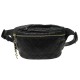 VINTAGE SAC CHANEL CEINTURE BANANE EN CUIR MATELASSE NOIR BELT FANNY BAG PURSE