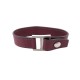 NEUF BRACELET HERMES CLOU DE SELLE ACIER BROSSE TAILLE 4 18 CM CUIR BANGLE 495€