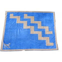 SERVIETTE DE BAIN DRAP DE PLAGE LOUIS VUITTON ANNAPURNA XL BLEU BEACH TOWEL 555€