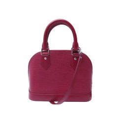 SAC A MAIN LOUIS VUITTON ALMA BB M40851 EN CUIR EPI FUSHIA BANDOULIERE BAG 1600€