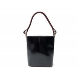 SAC A MAIN KENZO PAGODON CUIR NOIR 