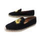 CHAUSSURES CHRISTIAN LOUBOUTIN ESPADRILLES NANOU ORLATO 42 DAIM + BOITE 525€