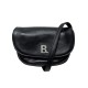 SAC A MAIN BALENCIAGA B LOGO POCHETTE BANDOULIERE EN CUIR NOIR MINI PURSE 795€