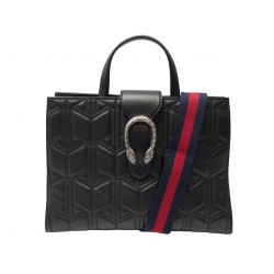 SAC A MAIN GUCCI 444167 BORSA DIONYSUS EN CUIR MATELASSE NOIR BANDOULIERE 2345€