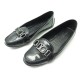 CHAUSSURES LOUIS VUITTON MOCASSINS OXFORD 38 CUIR VERNIS NOIR LOAFERS SHOES 690€