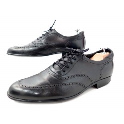 CHAUSSURES WESTON RICHELIEU 7D 41 41.5 CUIR NOIR 