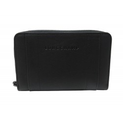 NEUF PORTEFEUILLE LONGCHAMP 3D L3622HCV001 CUIR NOIR PORTE MONNAIE WALLET 250€