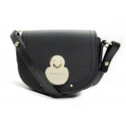 NEUF SAC A MAIN LONGCHAMP CAVALCADE XS 10063HNA BANDOULIERE CUIR NOIR BAG 305€