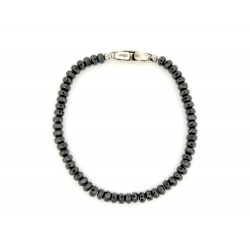 BRACELET DAVID YURMAN SPIRITUAL BEADS CUSHION T20 PIERRES ONYX & ARGENT 925 500€