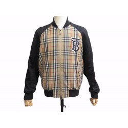 BLOUSON VESTE BURBERRY BOMBER HARRINGTON TARTAN CHECK M 50 8013664 JACKET 1200€